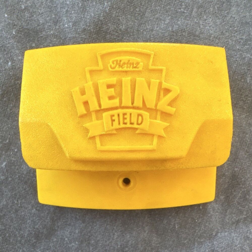NFL Pittsburgh Steelers Football Yellow Heinz Field Cup Holder Medallion